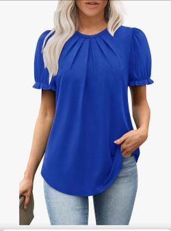 Clothes Women's shirt puff sleeve