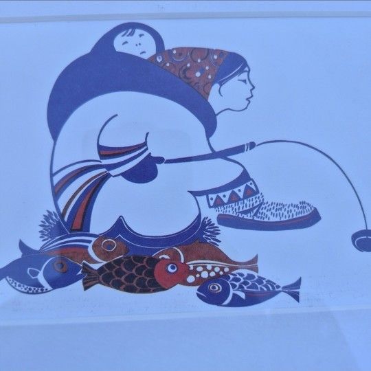 COLECTION OF 5 WALL ART by Alaskan watercolorist Rie Muñoz.