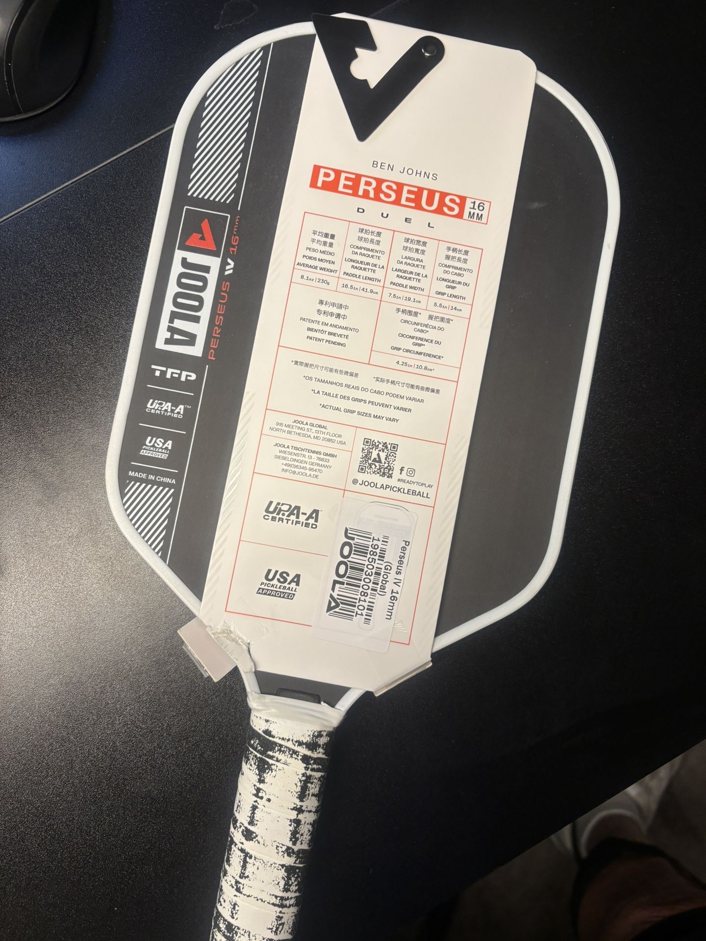 Joola Ben johns Persius 4 Paddle