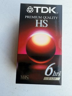 TDK VHS Blank Tapes 
