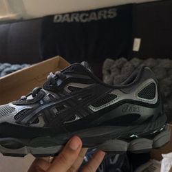 ASICS Gel NYC Grey/ Black Size 9.5