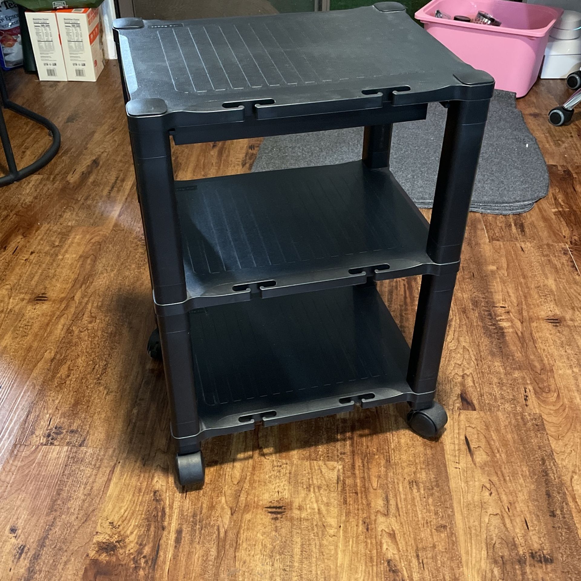 Mobile Printer Stand With Wheels