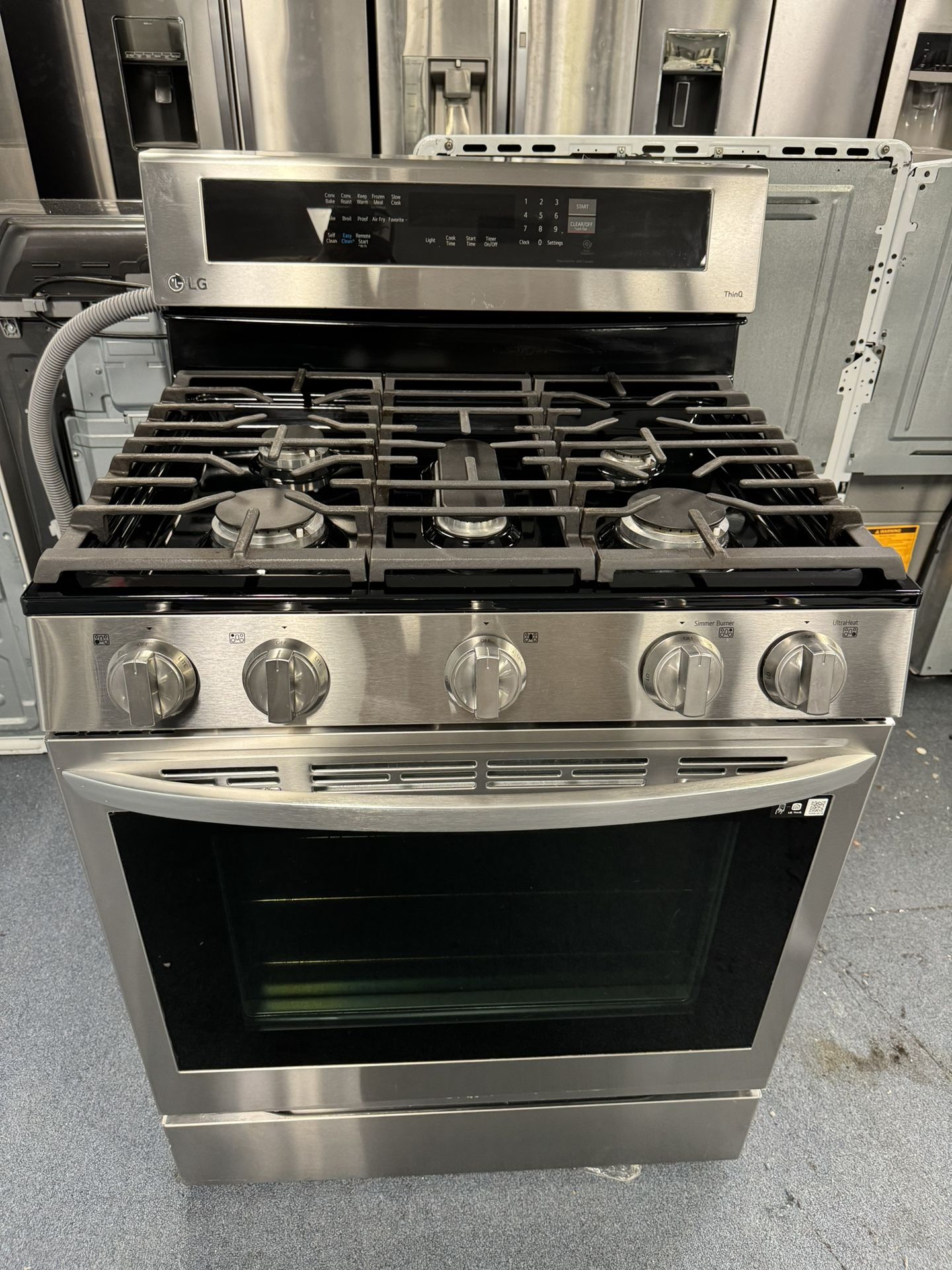 LG Gas Stove Stainless Steel