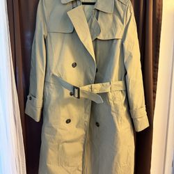 Defense Logistics Agency Valor Collection Sz 40 Long All Weather Trench Coat