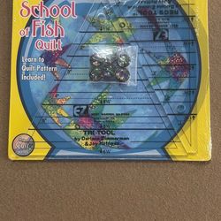 EZ School of Fish Quilt Ruler – Quilting Template