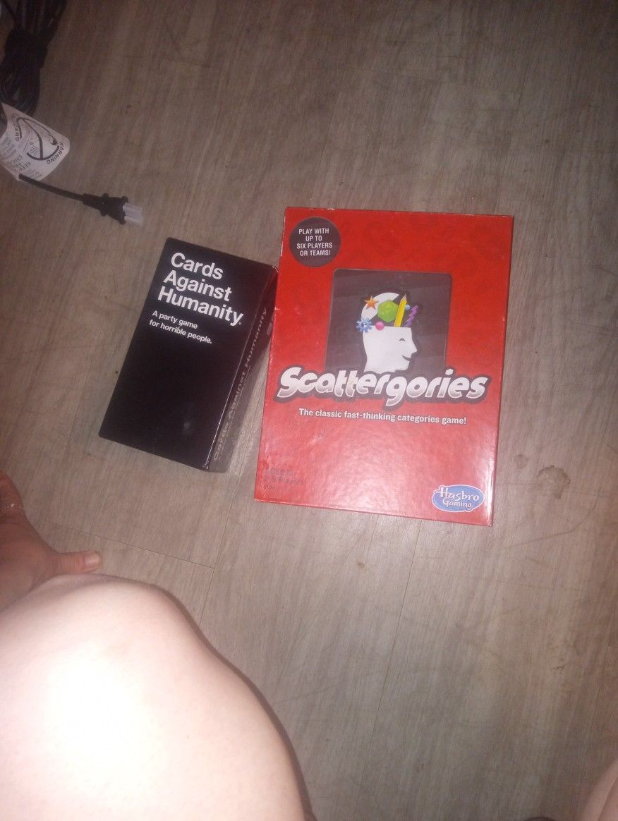Cards Against Humanity && Scattergories