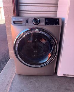 Gray GE Washer