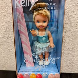 Kelly as Snow Fairy Doll Barbie in the Nutcracker 2001 NIB 50795 Vintage Mattel