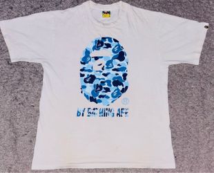 BAPE ABC Camo Big Ape Head White/Blue