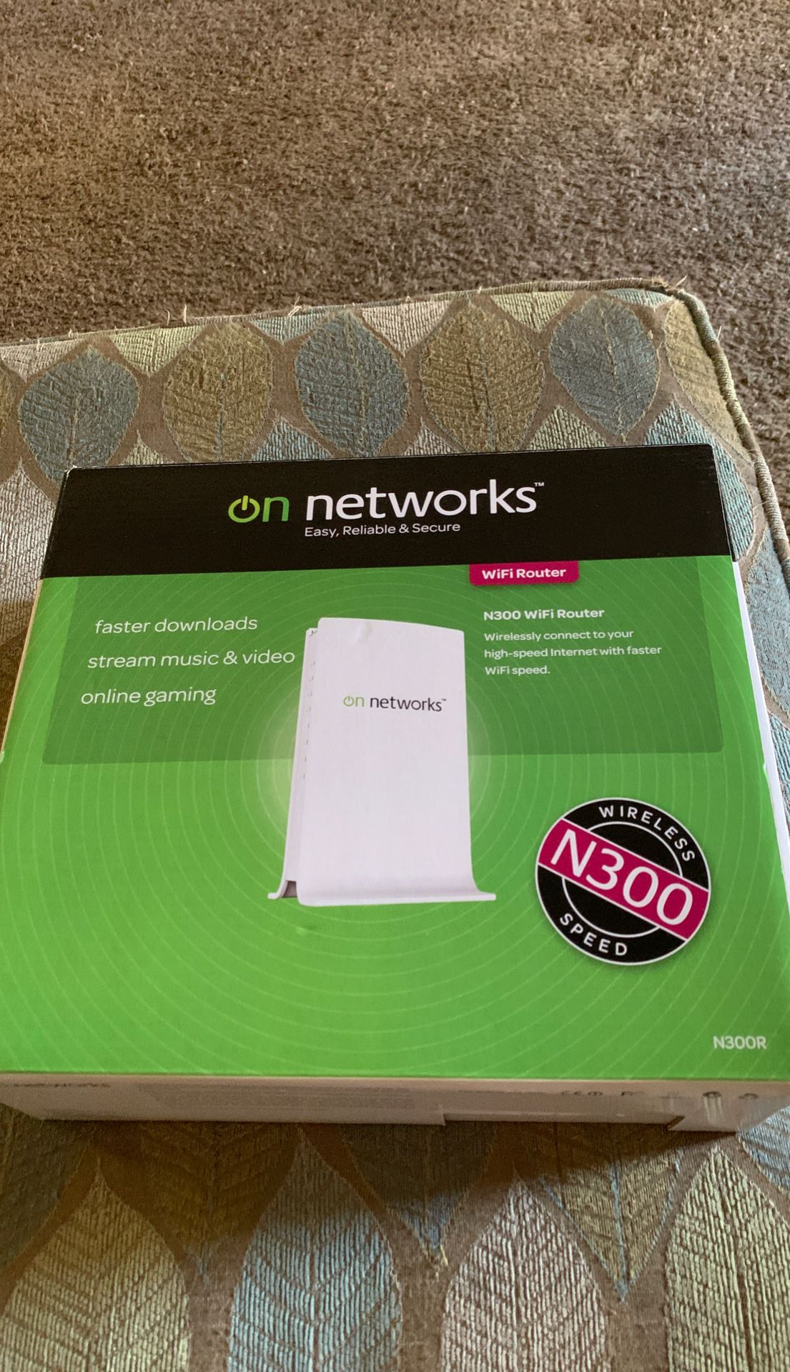 On network n300 Wifi router brand new