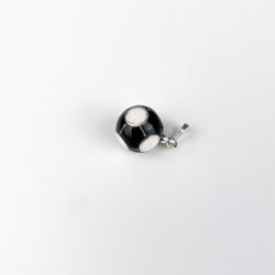 Silver Soccer Ball Charm 