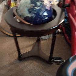 World Globe On Stand