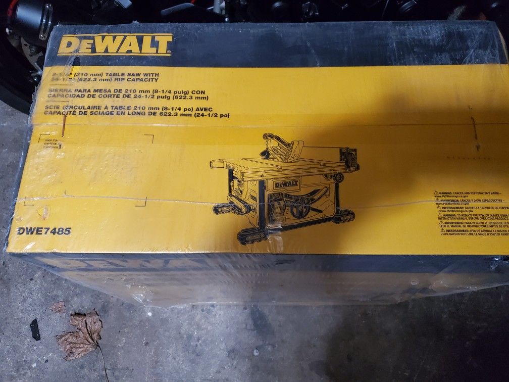 Dewalt Table Saw