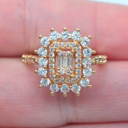 18k Gold Filled Ring Size 8