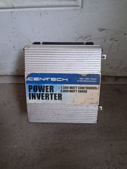 Yes, It's Available Cen-Tech Power Inverter 1500/3000