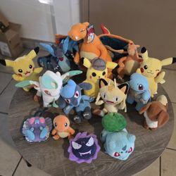 🔥 Pokémon Plush Bundle – Fan Favorite Lot – Charizard, Pikachu, Squirtle & More! 🔥
