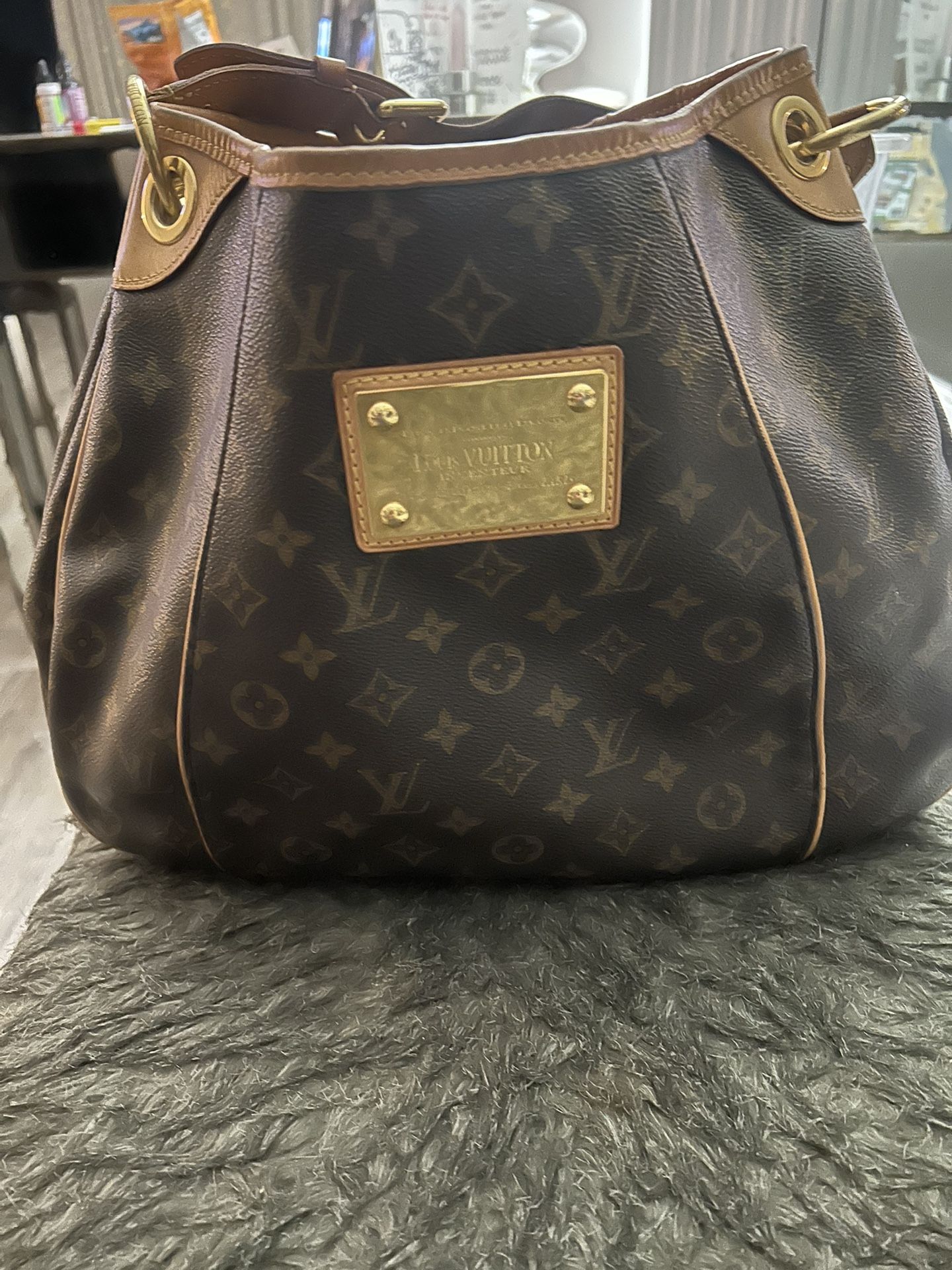 Monogrammed, Louis Vuitton Galliera bag