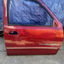 Toyota Tundra Passenger Door Shell Maroon *Parts*