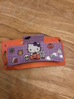 Hello kitty halloween hair clips