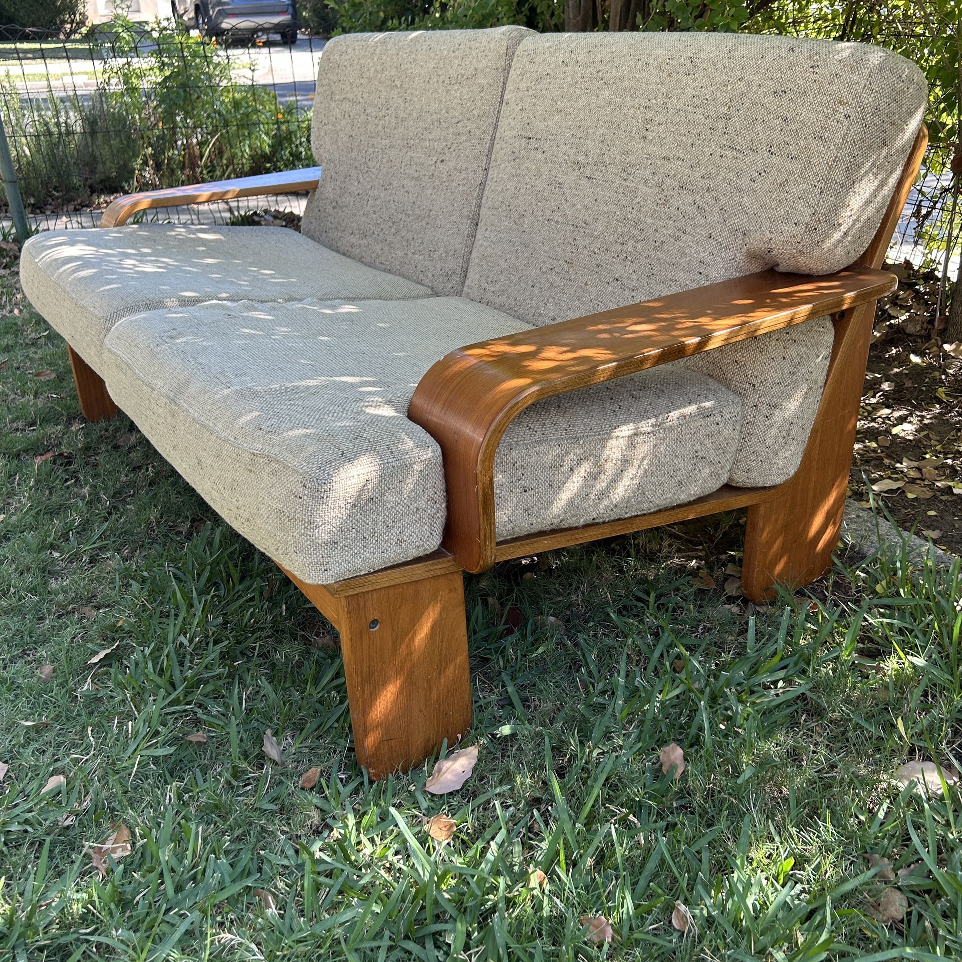 Danish Mid Century Modern Loveseat