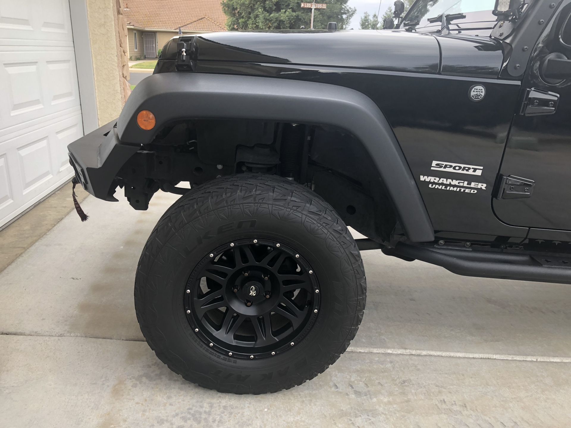 Jeep wheel and tires