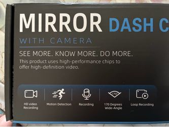 4K Dash Cam Rearview Mirror NIB