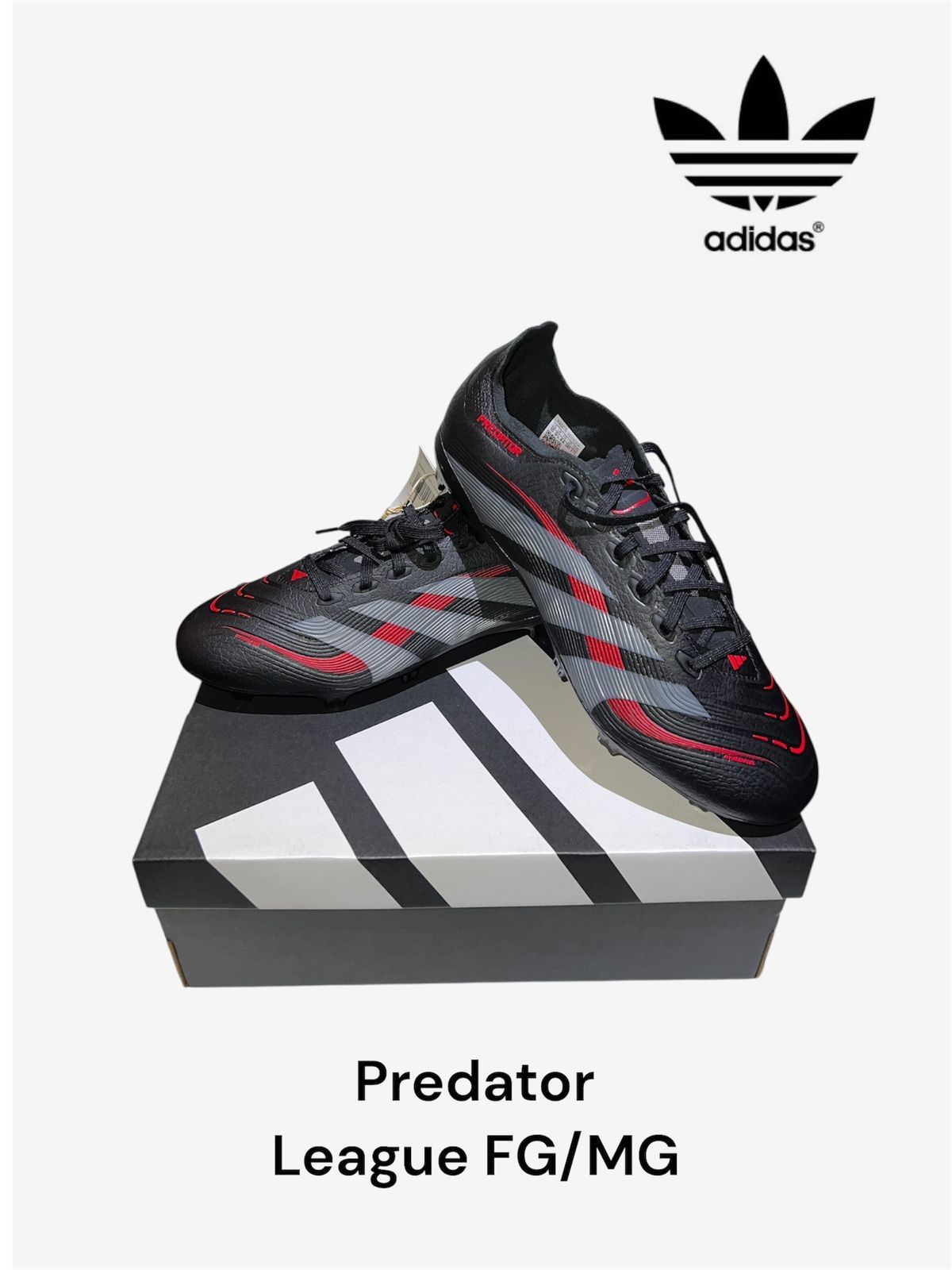 Adidas Predator League FG/MG Soccer Cleats: Size 10 & 10 1/2