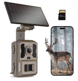 Misstech 4K UHD Solar Trail Camera For game & Wildlife Monitoring