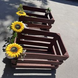 5 Wooden Crates