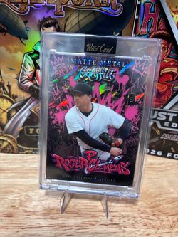 Roger Clemens Wild Card Matte Metal Graffiti 1/1