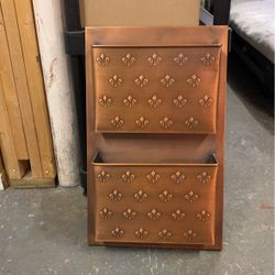 Ballard Designs Copper Mail/Letter Holder