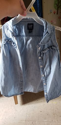 Gap button up denim