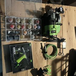 Grex Airbrush Kit And Compressor 