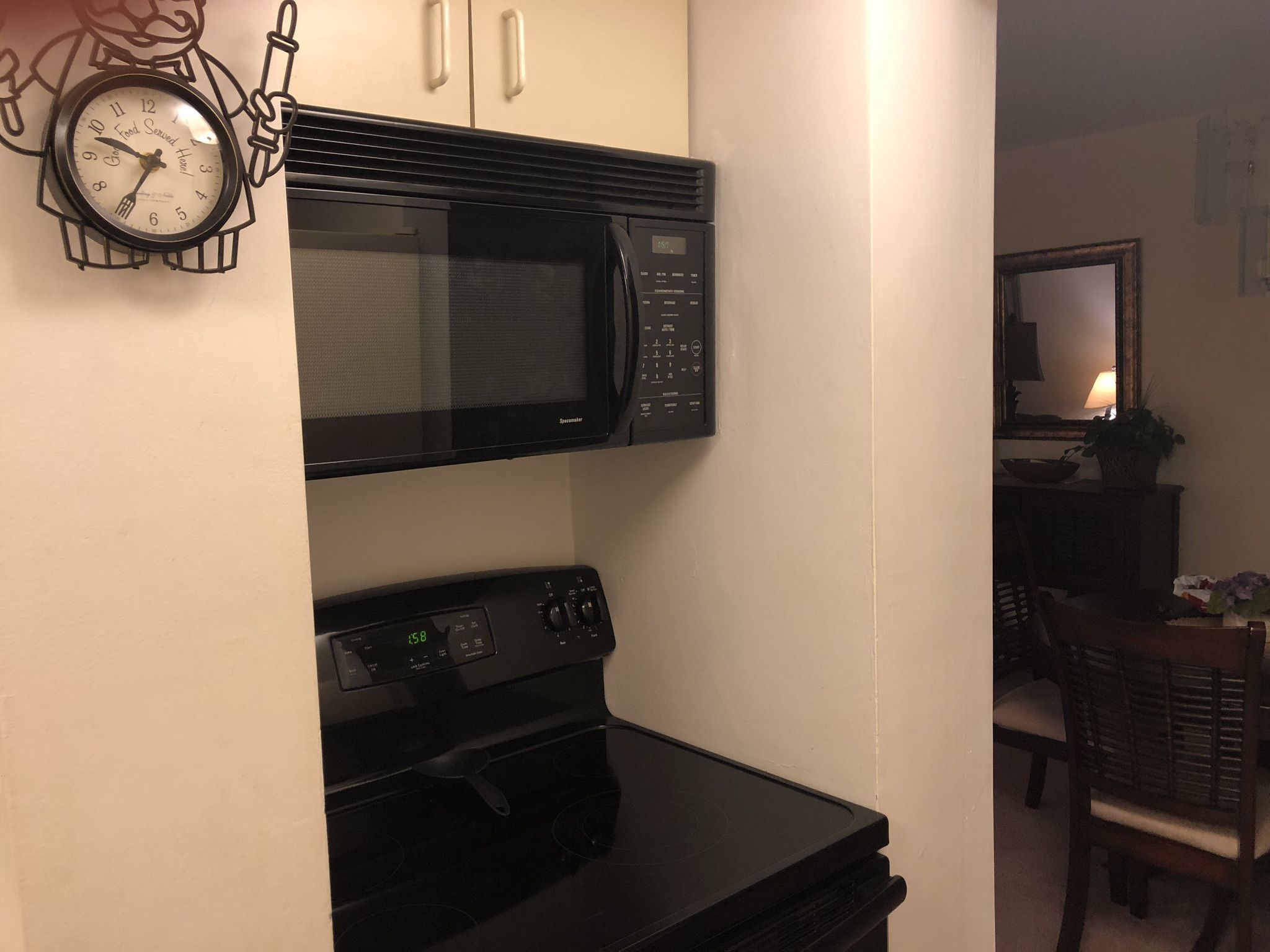 Stove And Microwave