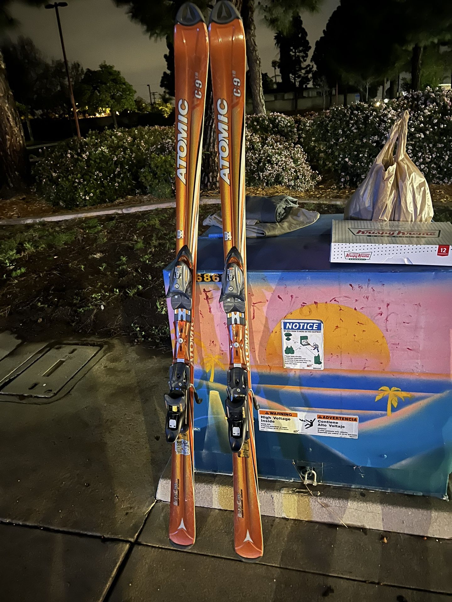 Atomic Beta Carv C:9 C9 18 Skis 170 170CM W/ Atomic Device 412 Bindings