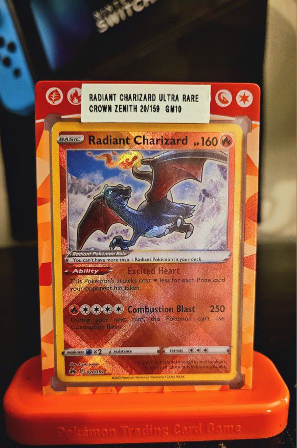 Radiant Charizard Gm 10