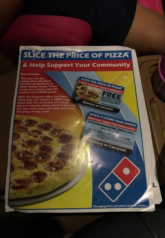 Dominos slice the price of pizza cards. More info in description ⬇️
