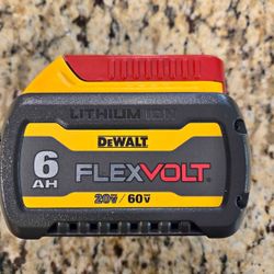 Dewalt 20v flex Volt 6.0 ah battery