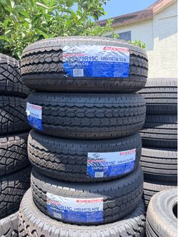 215/70/15 Atlander  #4 New Tires Mount & Balance // Set De 4 Llantas Nuevas Instaladas Y Balanceadas