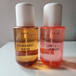 Phlur Caramel Skin and Dragon Fruit Fragrance Mists