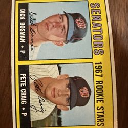 Senators 1967 Rookie Stars - MLB Trading Card 