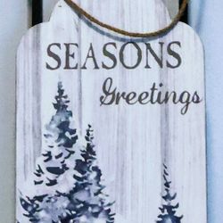 Seasons Greetings Decorative Sled
