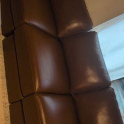 Genuine Italian Leather Sectional
