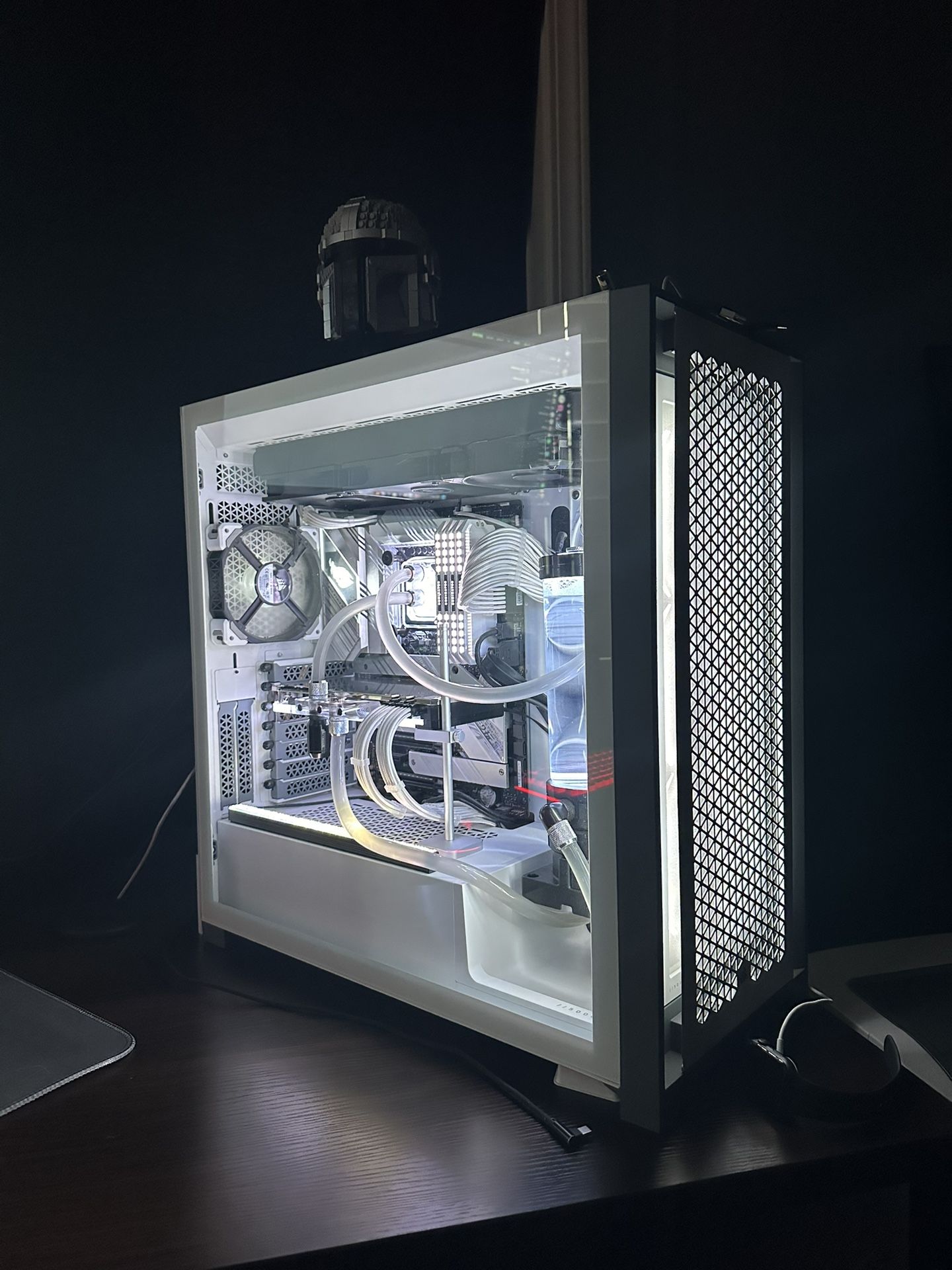 custom built fully water cooled gaming pc