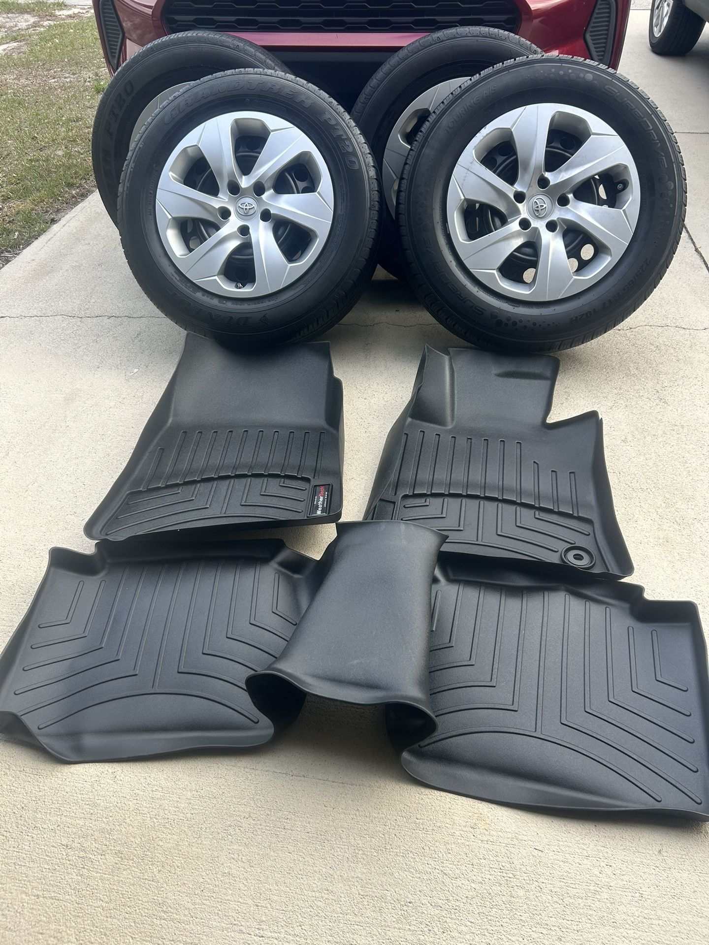 Tire Rim Ding RV4 /2020 tires and rims, includes valves with sensor, balanced ...