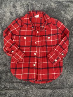 Baby Gap Boys Flannel Shirt. Size 2T 