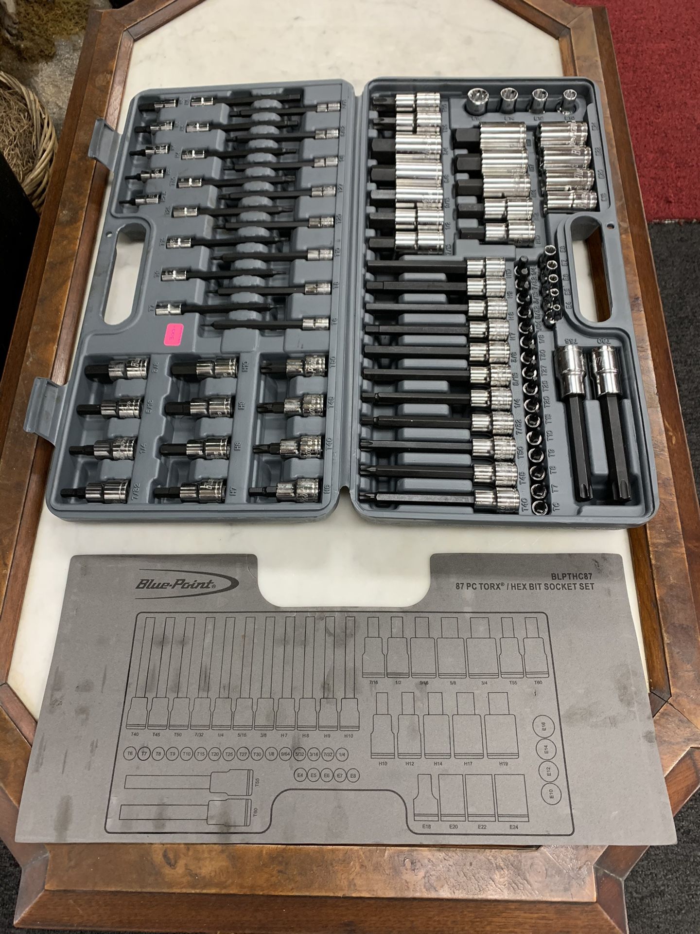 Blue Point 87 PC Torx/Hex Bit Socket Set