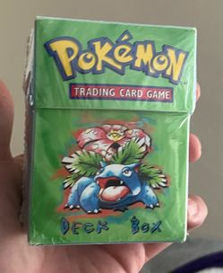 Sealed Pokémon deck box 1999