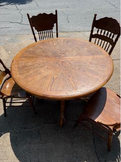 Table and chairs
