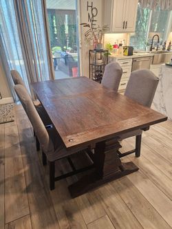 Table and chairs